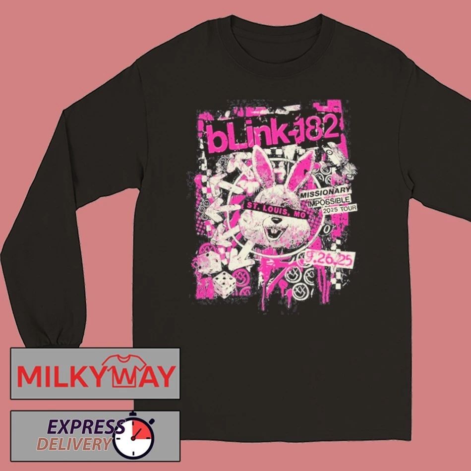 Blink 182 Sep 26 2025 St. Louis Tour shirt