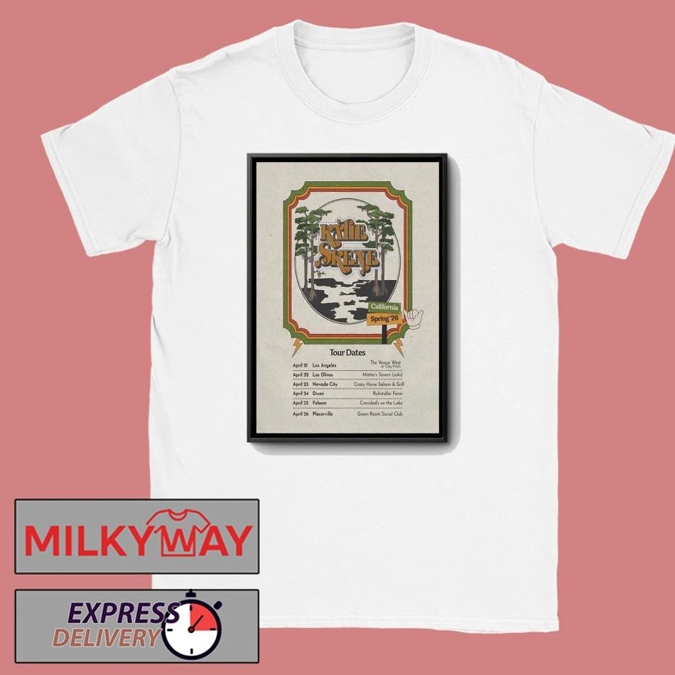 Kalie Skene California Spring 2026 Tour Poster shirt