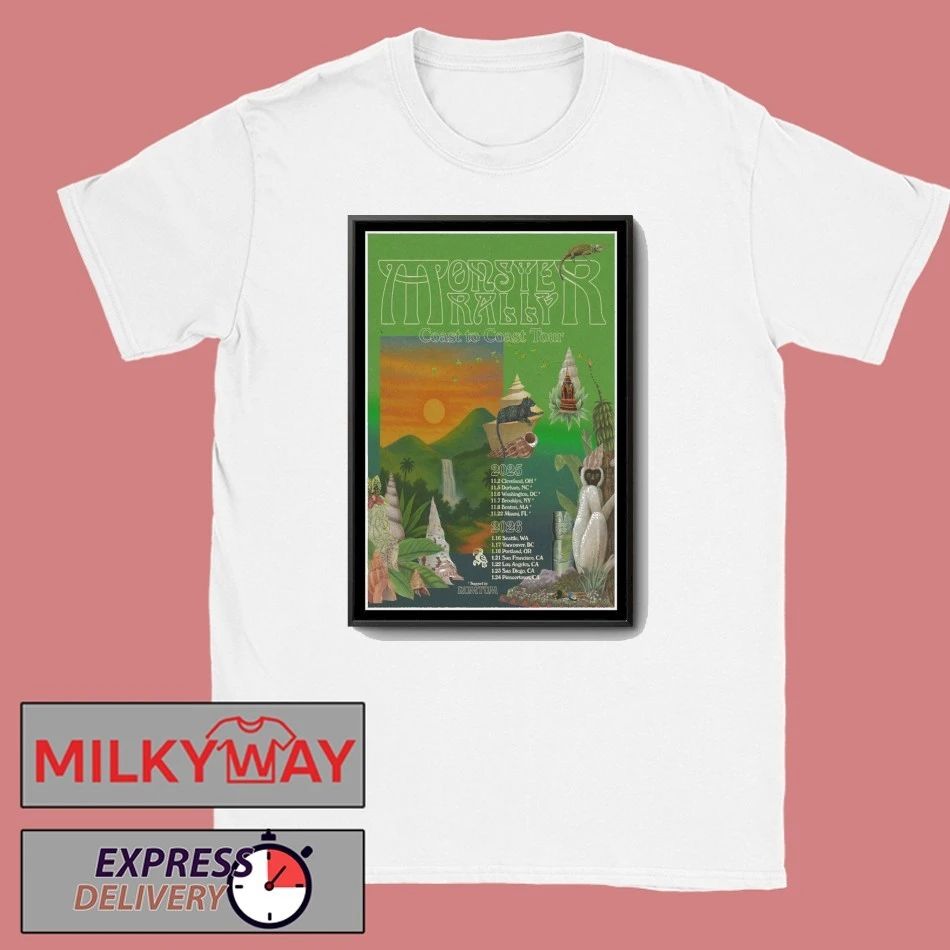 Monster Rally West Coast Tour 2025-2026 Poster shirt