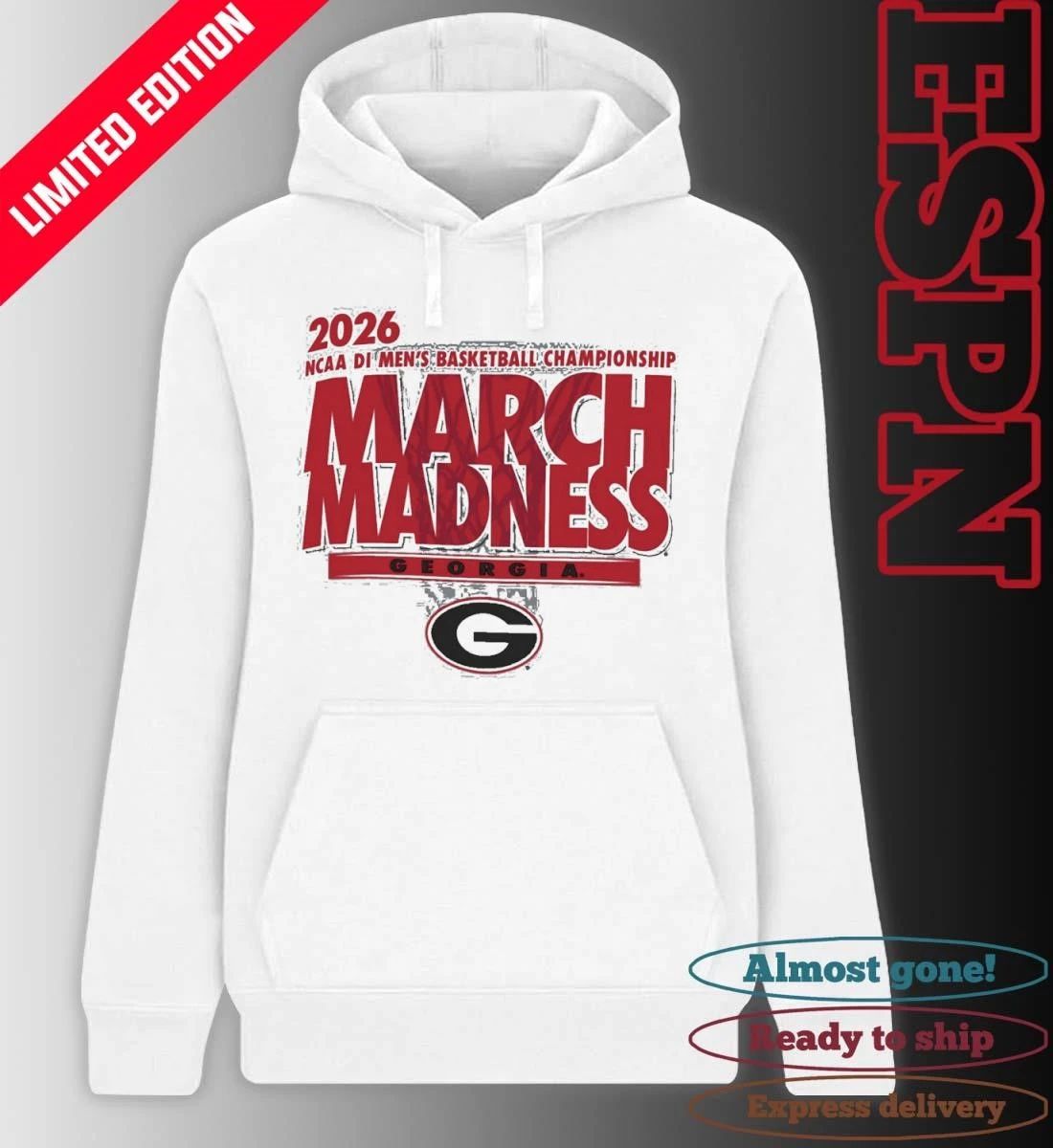 Georgia Men’s Basketball Single Team NCAA March Madness Shirt
