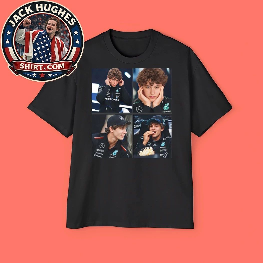 Kimi Antonelli George Russell Formula 1 Mercedes Vintage Shirt