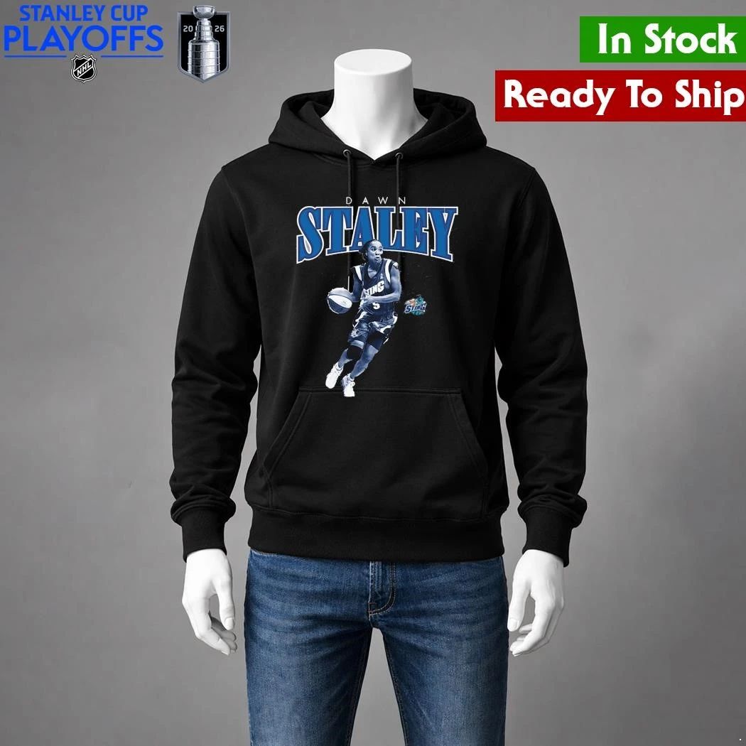 Dawn Staley Charlotte Sting Mitchell & Ness Court Origins Player Boyfriend Shirt