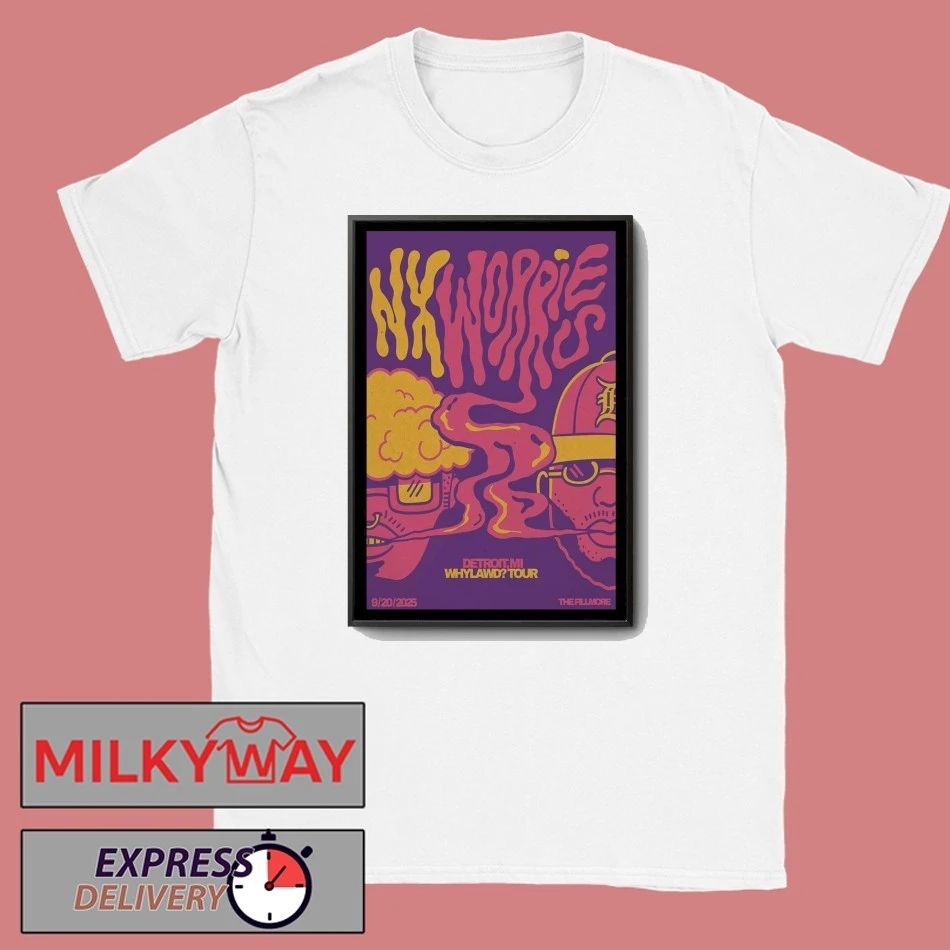 NxWorries Detroit, MI 2025 Poster shirt