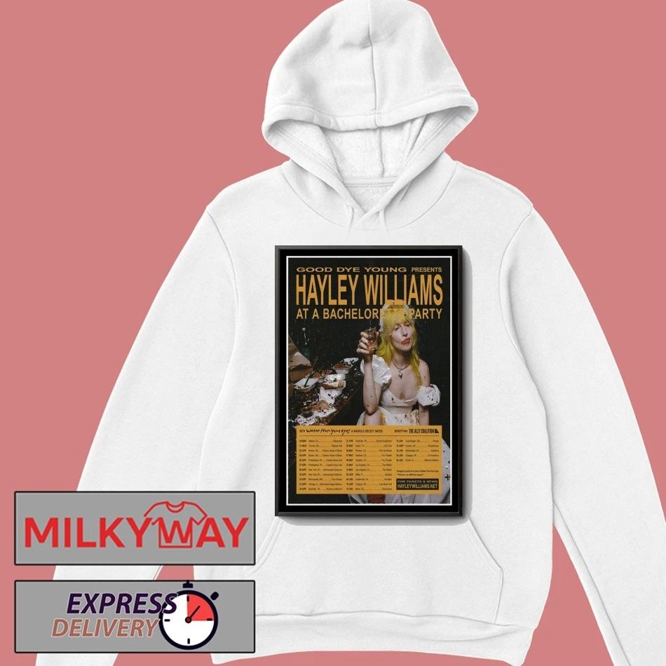 Hayley Williams At A Bachelorette Party 2026 Poster shirt