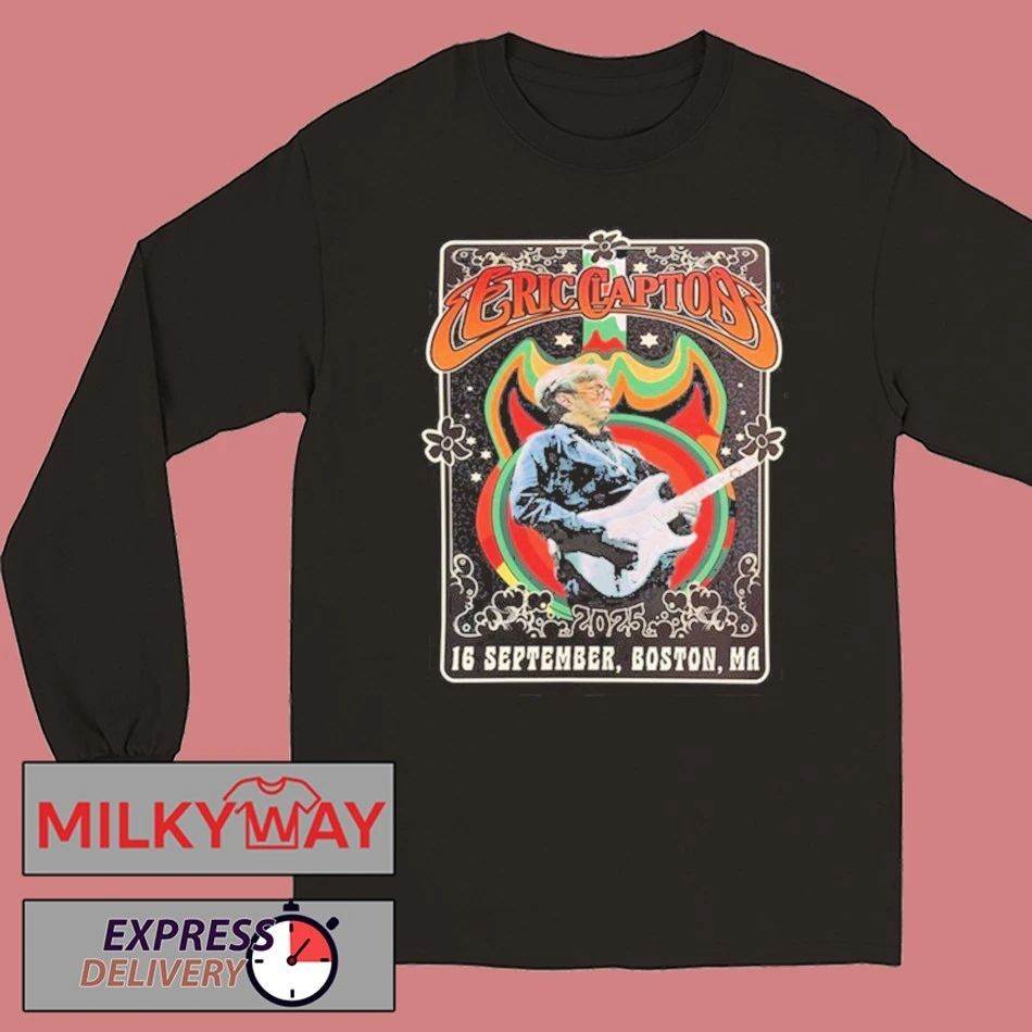 Eric Clapton September 16, 2025 TD Garden, Boston, MA Event Shirt