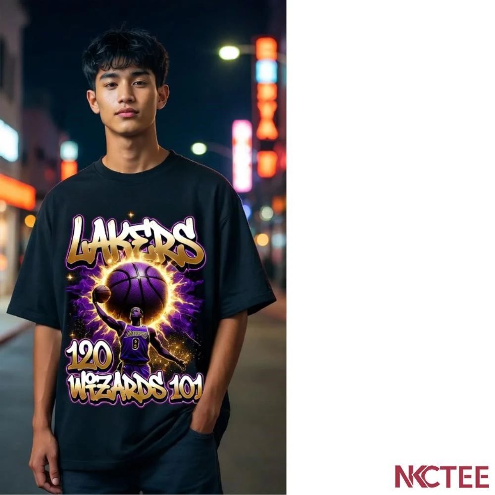 NKCtees Los Angeles Lakers defeat Washington Wizards 120-101 shirt