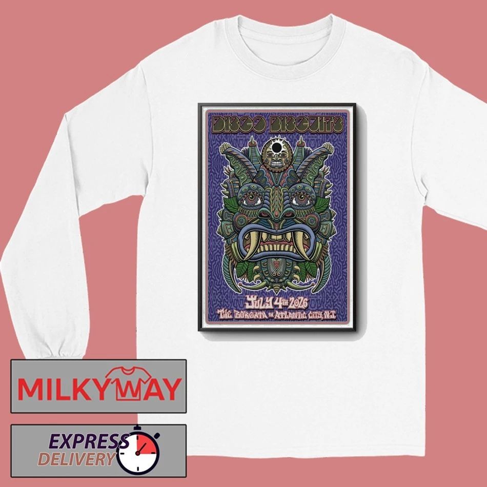 The Disco Biscuits July 4 2026 In Atlantic City NJ Poster shirt