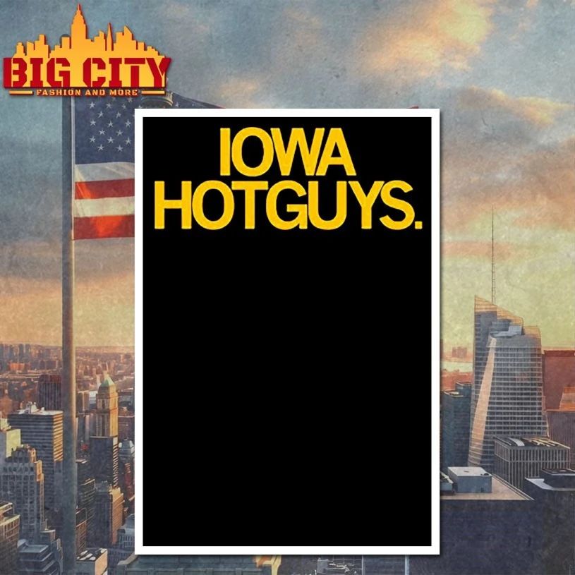 Iowa Hotguys text pullover t-shirt