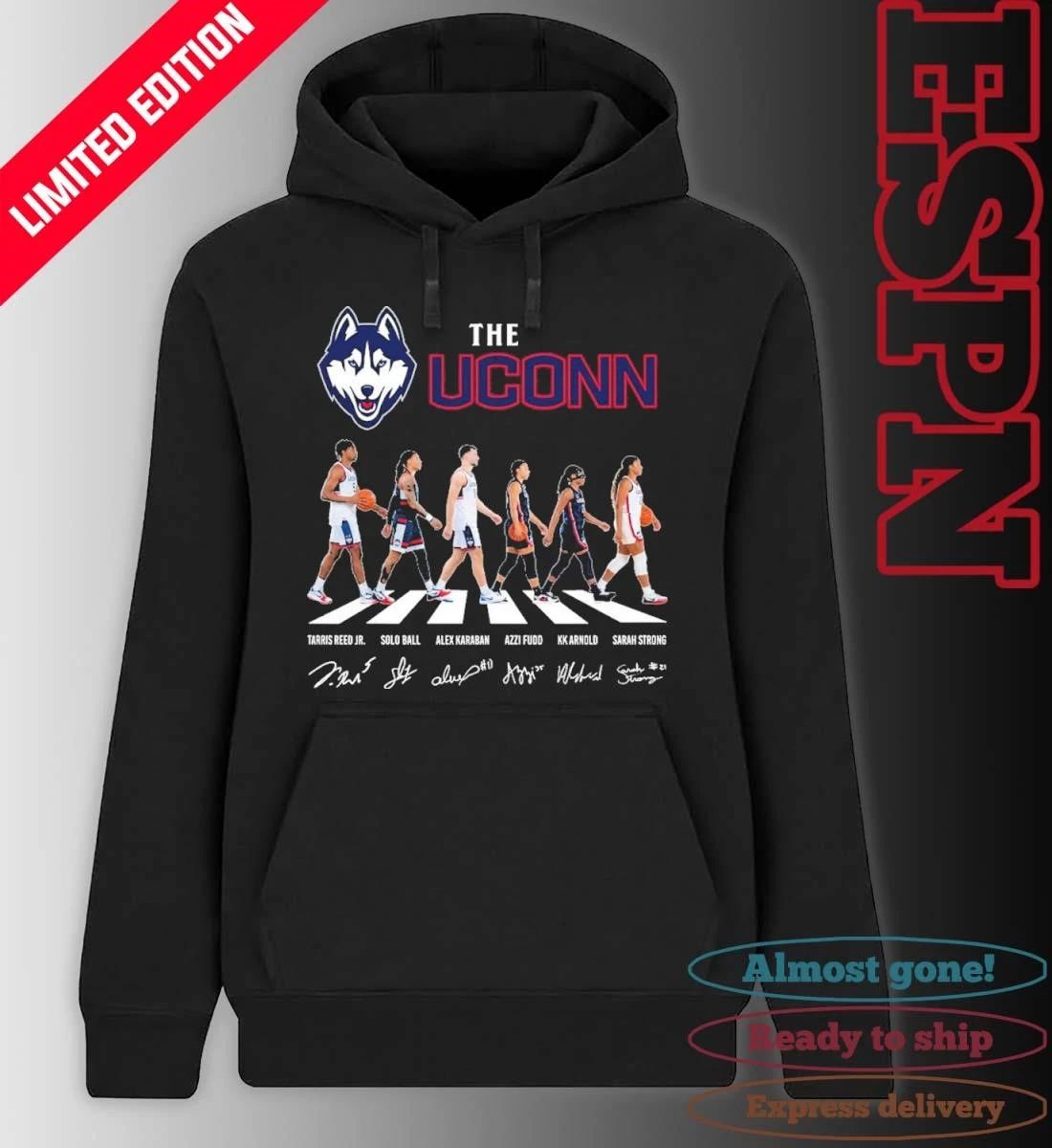 The Uconn Men’s And Women’s Basketball Abbey Road Shirt