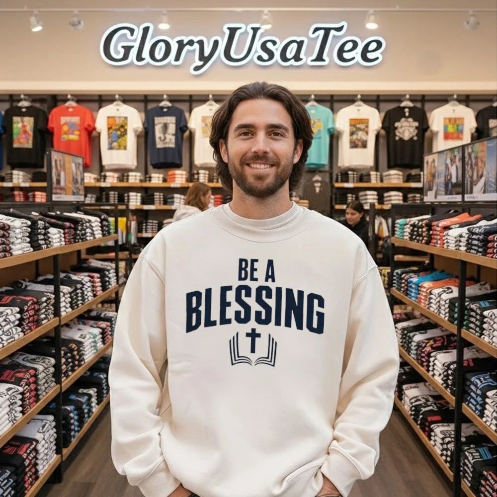 Drake Maye Be a Blessing Heavy Blend Shirt