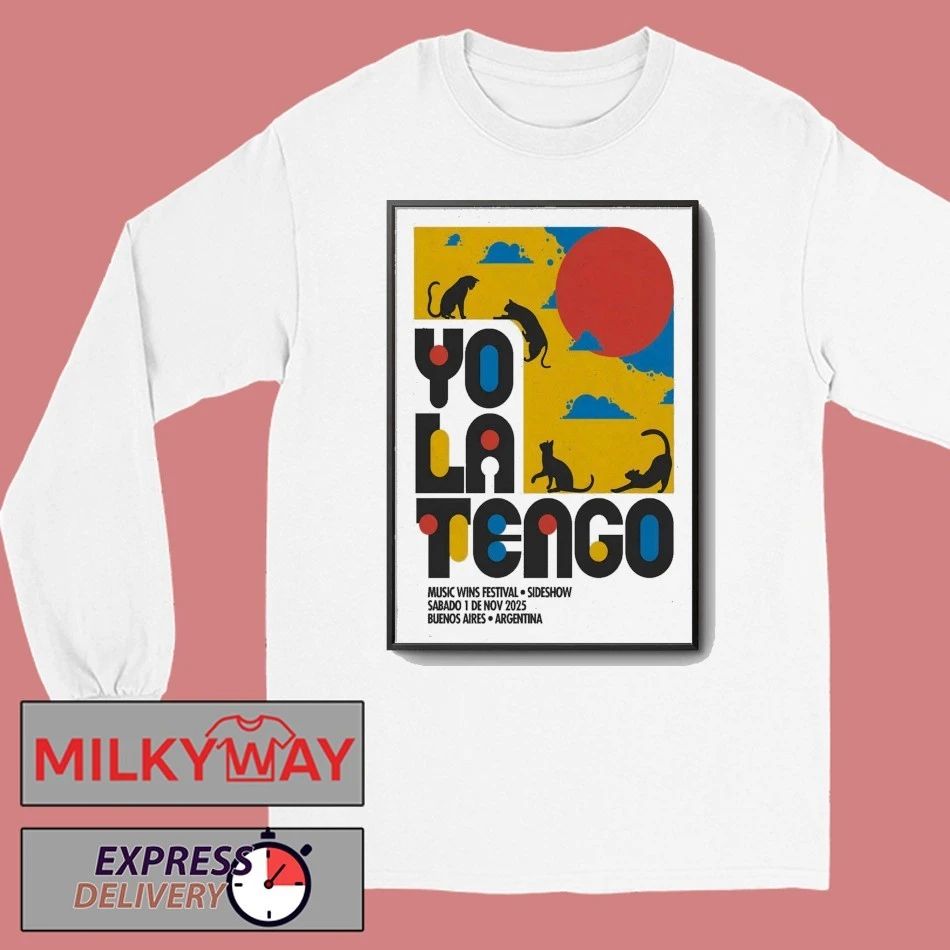 Yo La Tengo Buenos Aires Tour On Nov 1 2025 Poster shirt