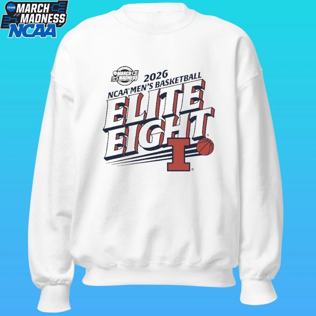 Illinois Fighting Illini 2026 Ncaa Men’s Basketball Elite Eight March Madness Shirt