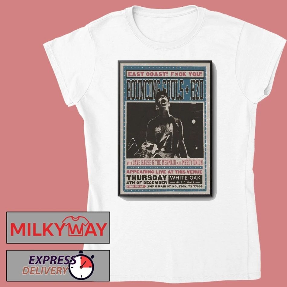 The Bouncing Souls Houston TX, December 4 2025 Poster shirt
