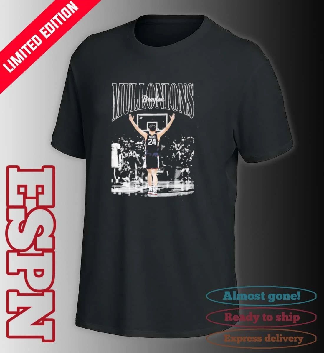 Vintage 90s Braylon Mullins Basketball March Madness Shirt