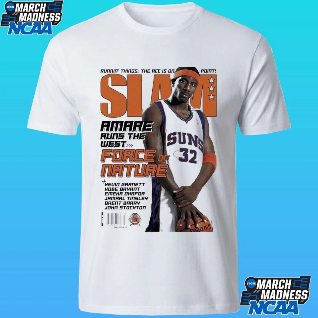 Slam Magazine Amare Runs The West Force Of Nature 2026 Shirt