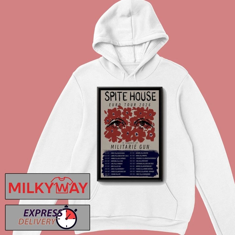 Spite House Euro Tour 2026 Poster shirt