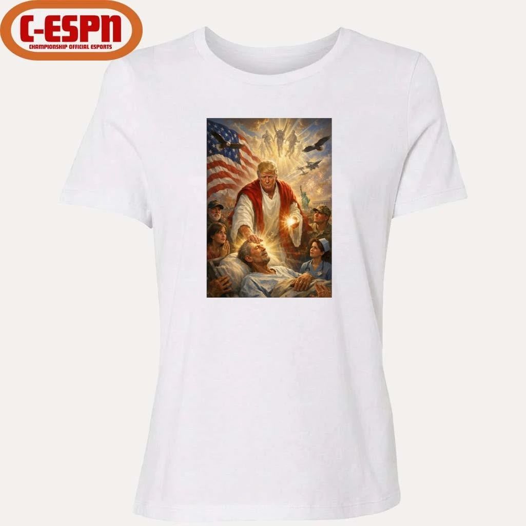 Donald Trump Jesus Christ AI Shirt