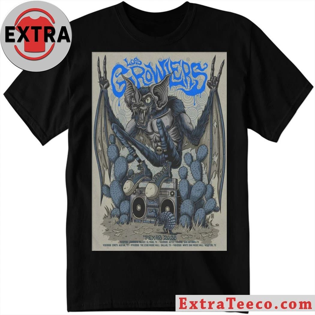 Los Growlers Texas 2026 Tour Poster Shirt