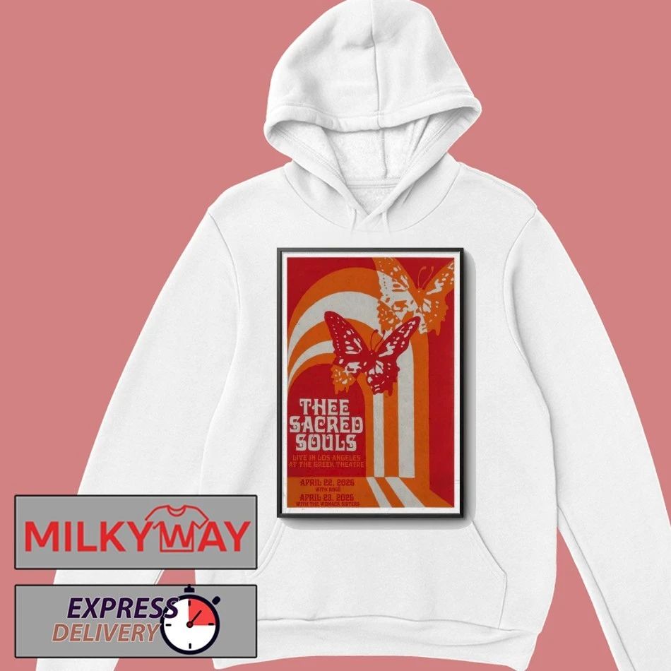 Apr 22-23 2026 Thee Sacred Souls Los Angeles Poster shirt