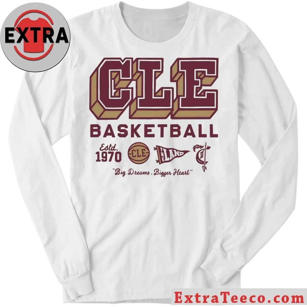 CLE Basketball Varsity Icons Big Dreams Bigger Hearts T-Shirt