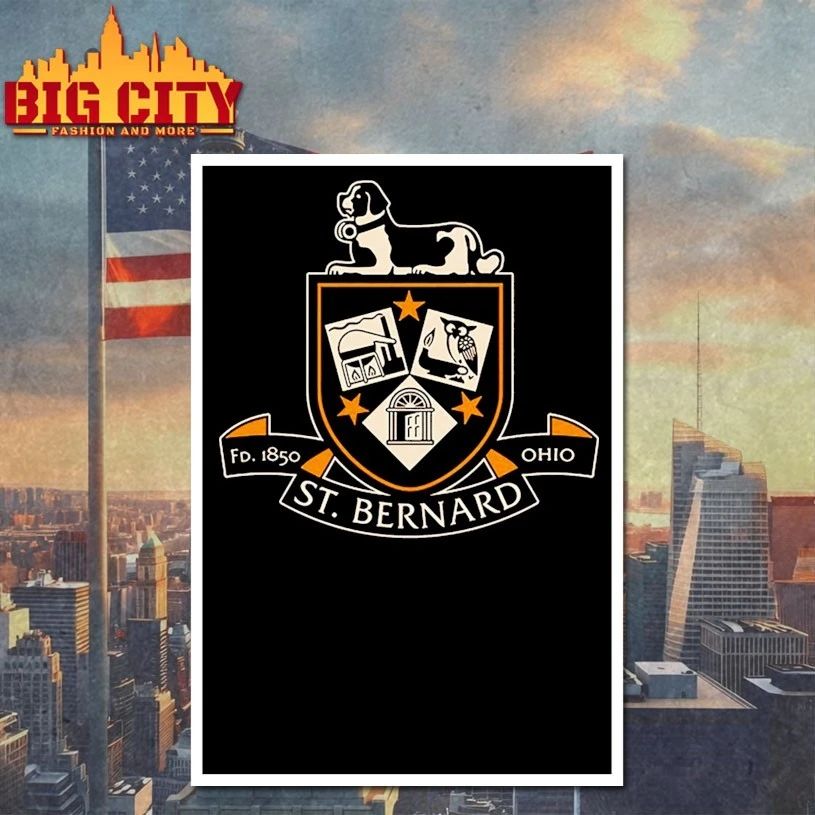 St Bernard Ohio Crest t-shirt