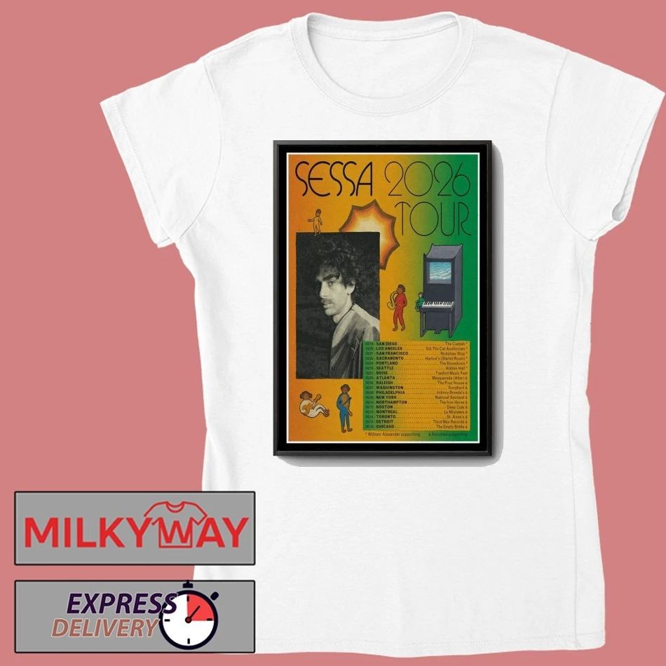 Sessa America and Canada Tour 2026 Poster shirt