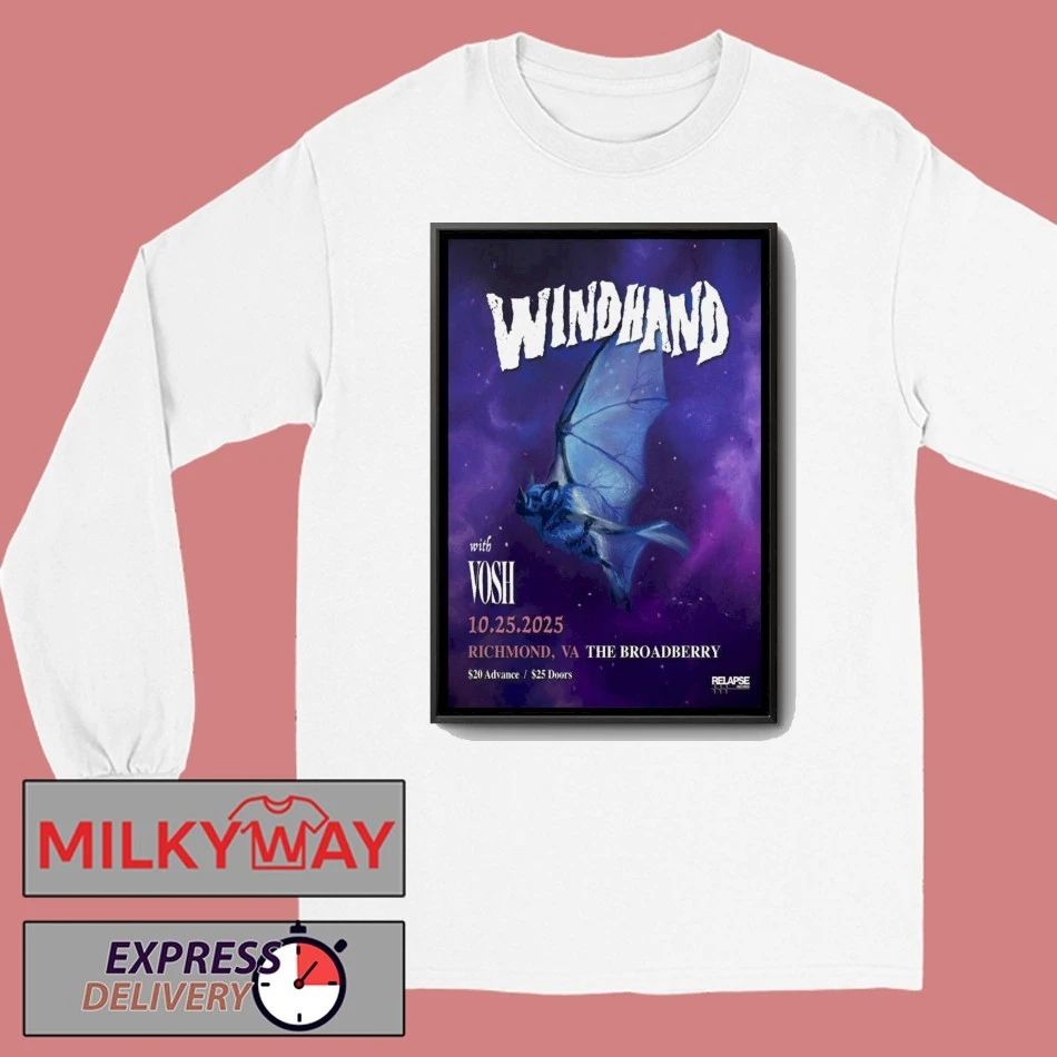 Windhand Oct 25 2025 The Broadberry Richmond VA Poster shirt