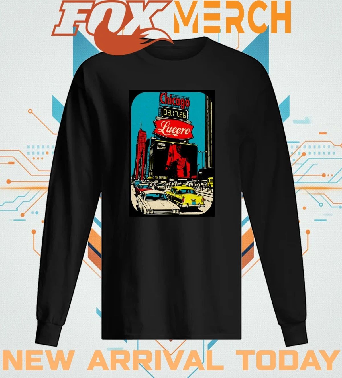 Lucero Tour Chicago IL On mar 17 2026 poster t-shirt