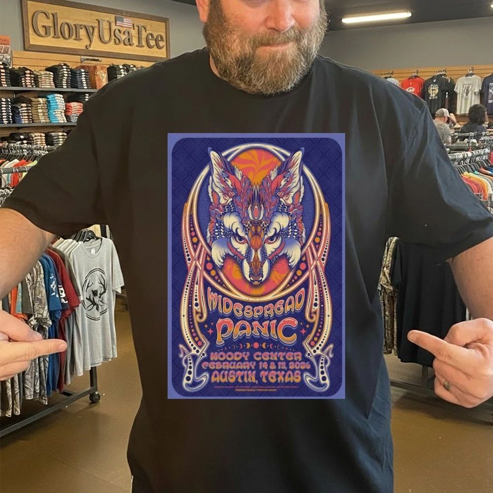 Widespread Panic Feb 14 and 15 2026 Austin, Texas Poster Shirt