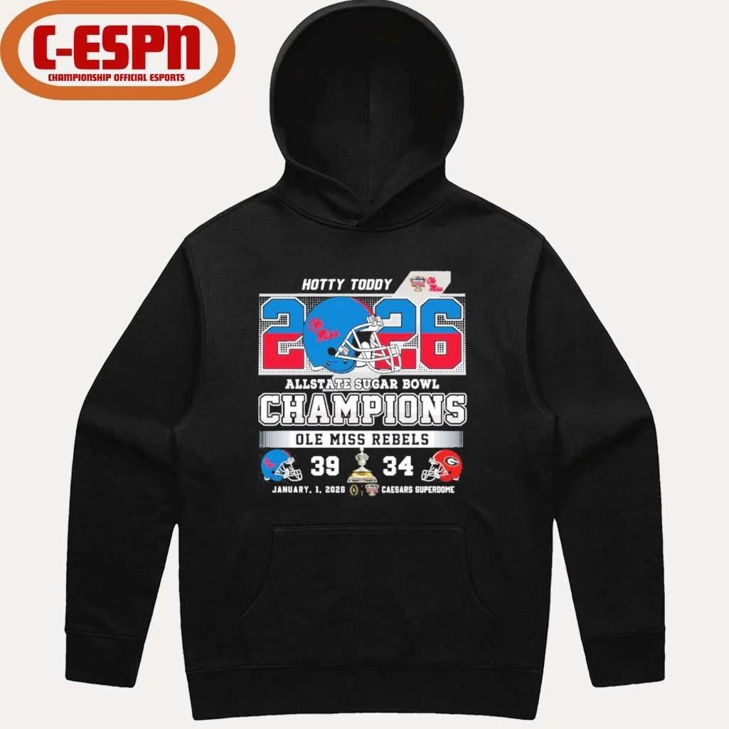 Rebels Sugar Bowl Score Champs Hotty Toddy Shirt
