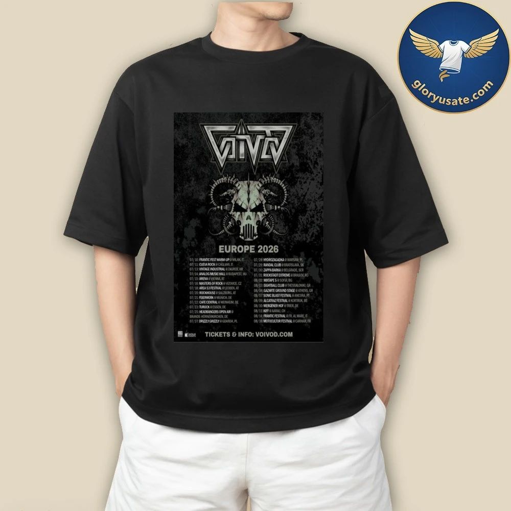 VOIVOD European 2026 Poster Shirt