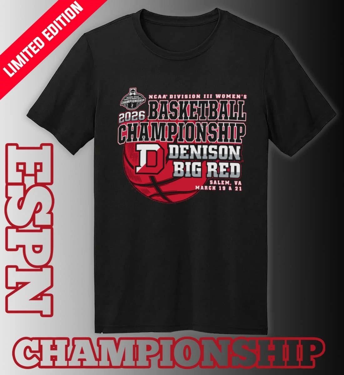 Denison Big Red 2026 NCAA DIII Women’s Basketball Championship Shirt