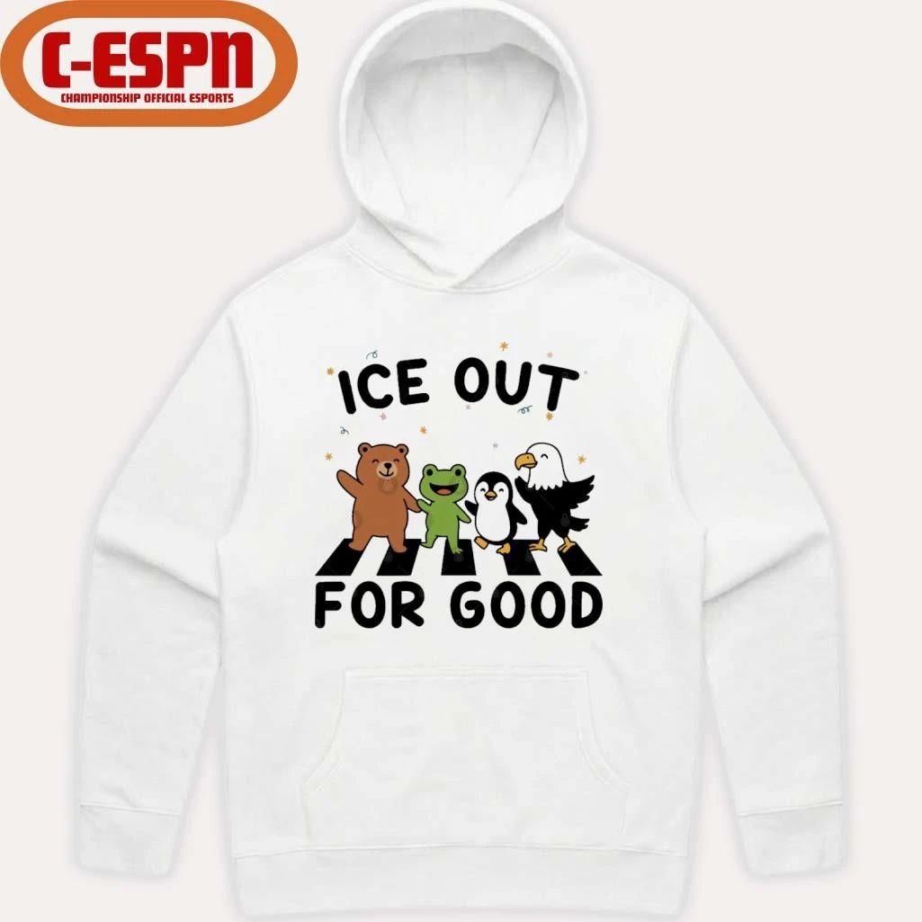 ICE Out For Good Resist Animals Frog Bear Penguin Eagle Shirt