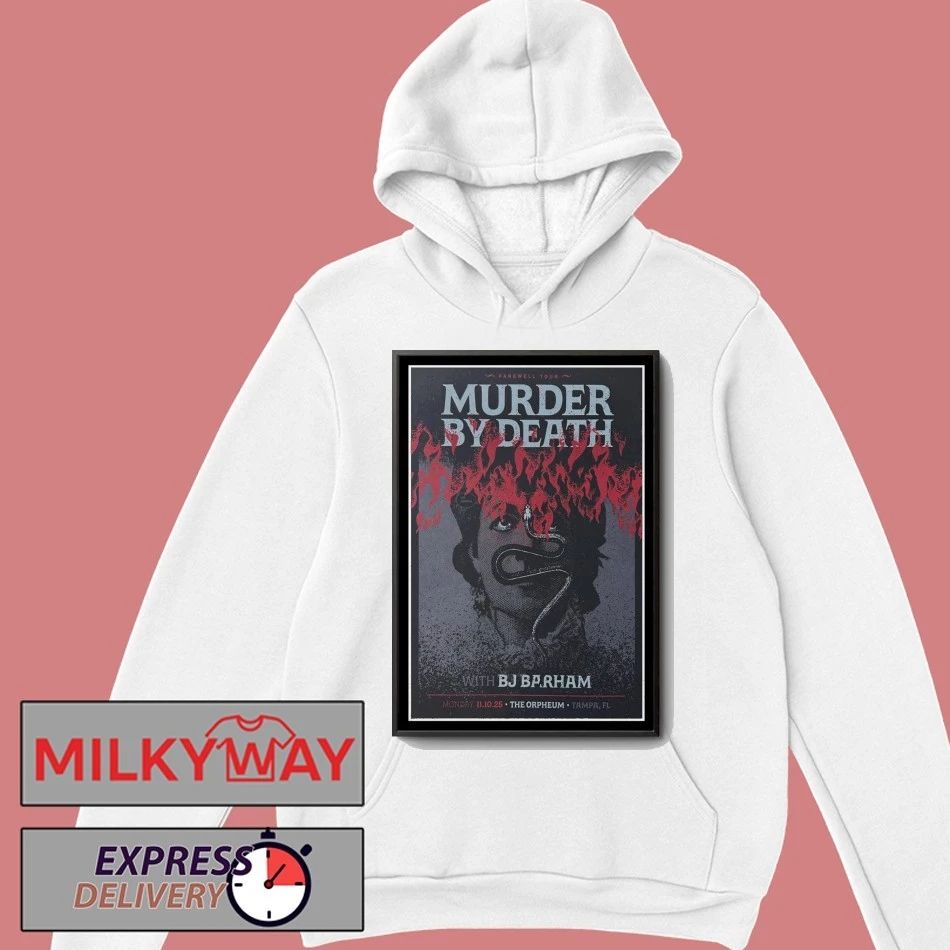 Murder By Death Tampa, FL Nov 10 2025 Poster shirt