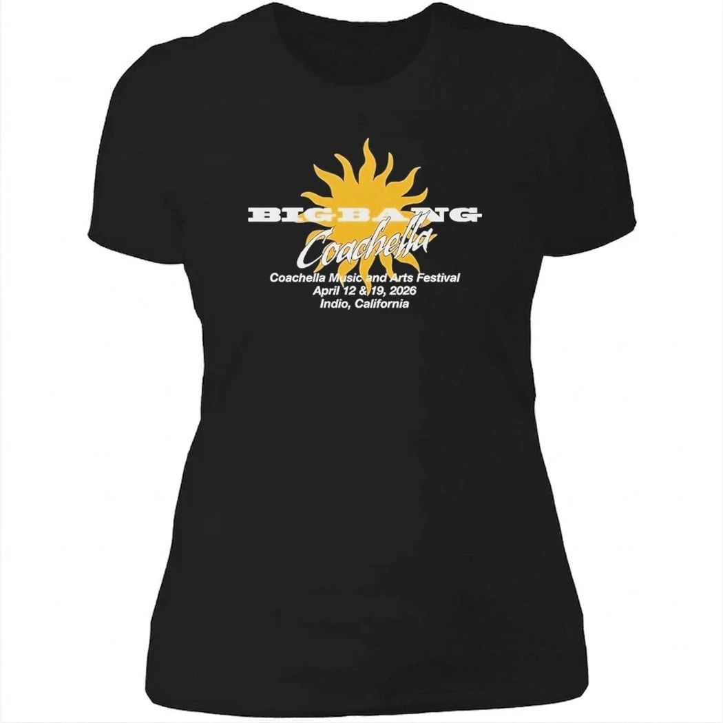 Bigbang Sundaze Coachella 2026 Shirt