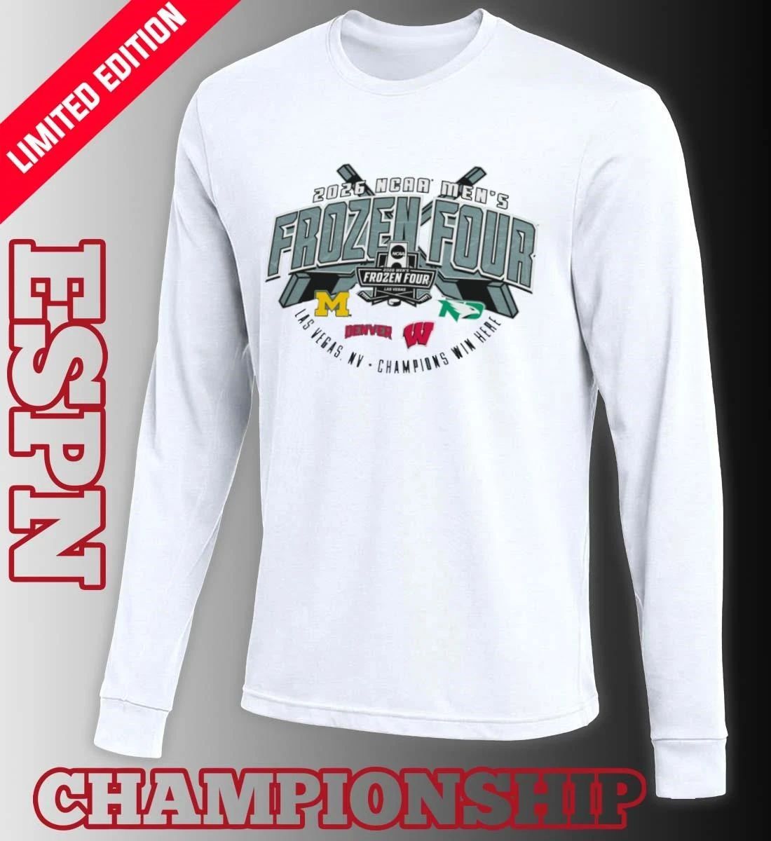 Champions Win Here 2026 NCAA Men’s Frozen Four Shirt