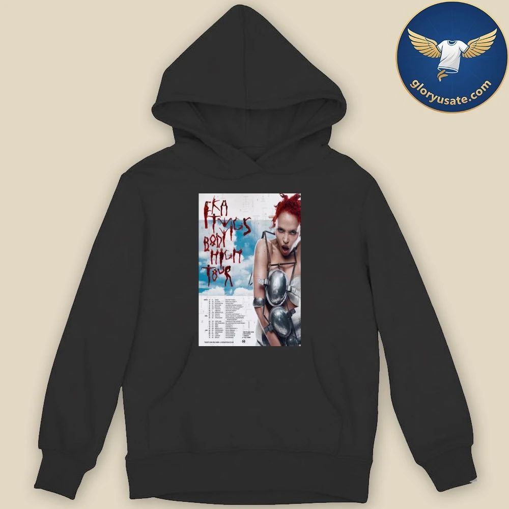 FKA Twigs Body High Tour 2026 Poster Shirt