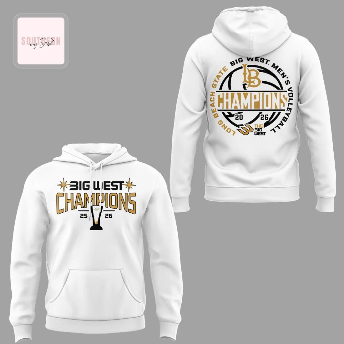 Long Beach State Big West Men’s Volleyball 2026 Champions Commemorative Hoodie