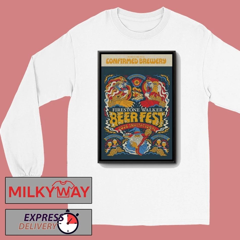 Firestone Walker Beer Fest Paso Robles, CA May 30 2026 Poster shirt