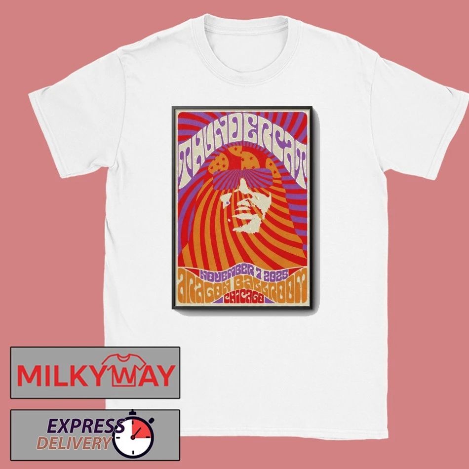 Thundercat Byline Bank Aragon Ballroom Chicago IL Nov 7 2025 Poster shirt