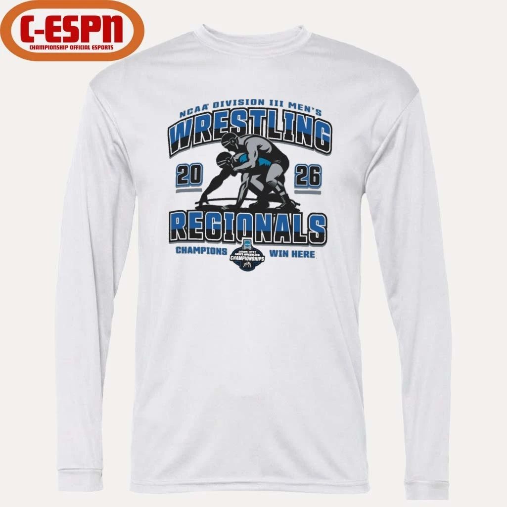 2026 NCAA DIII Men’s Wrestling Regionals Champions Win Here T-Shirt