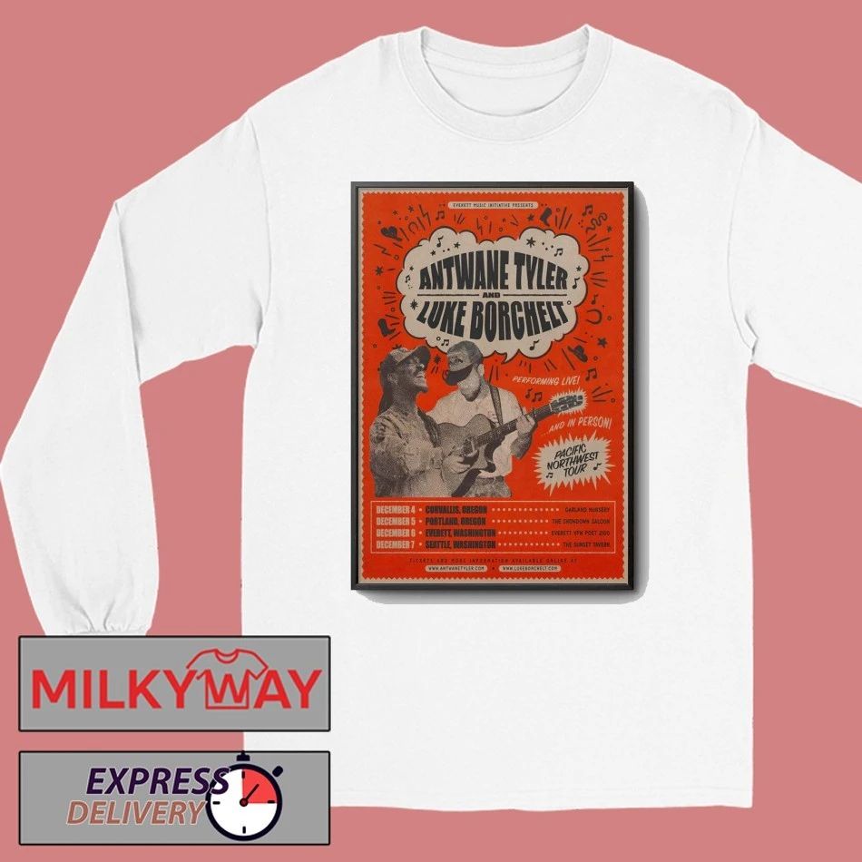 Antwane Tyler And Luke Borchelt Pacific Northwest 2025 Tour Poster shirt
