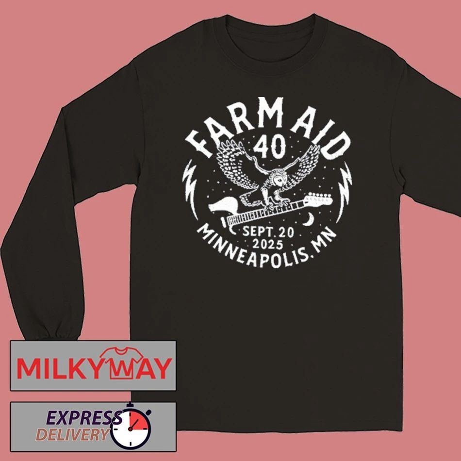 Farm Aid 40 Barn Owl T-Shirt