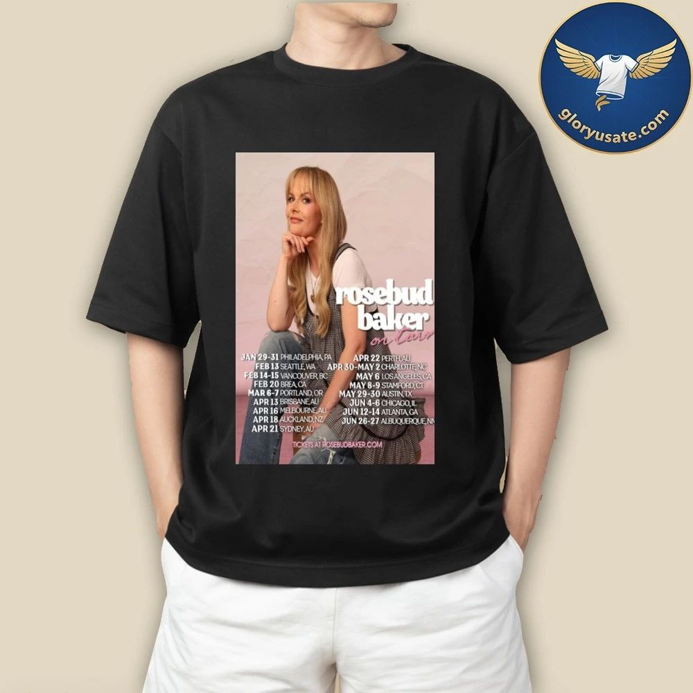 Rosebud Baker on Tour 2026 Poster Shirt