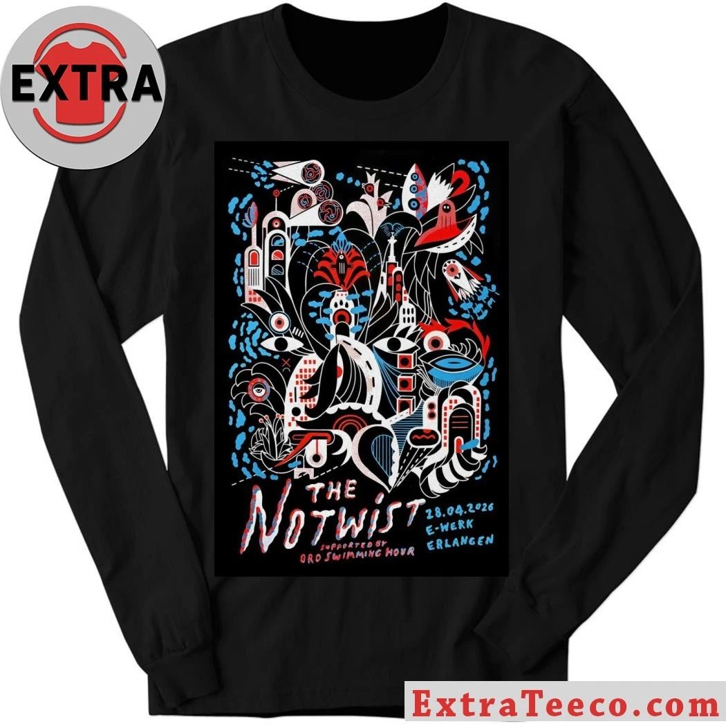 The Notwist Apr 28 2026 E-Werk Erlangen Show Poster T-Shirt