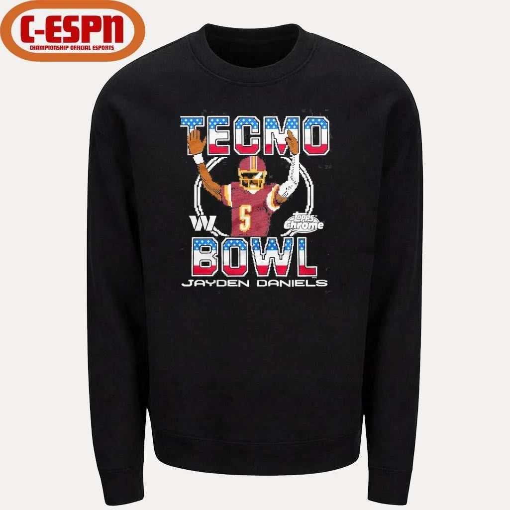 Tecmo Bowl x Topps Chrome Washington Commanders Jayden Daniels Shirt