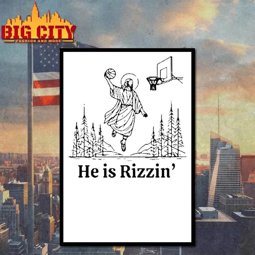 He Is Rizzin Christian Easter Tour 2026 Shirt