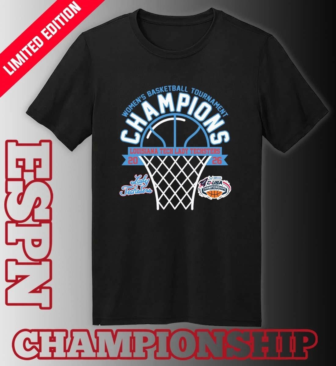 Conference USA Women’s Basketball Tournament Champions 2026 Louisiana Tech Lady Techsters T-Shirt