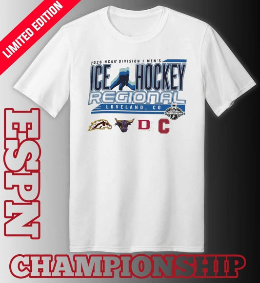 Loveland, CO 2026 NCAA DI Men’s Ice Hockey Regional Shirt