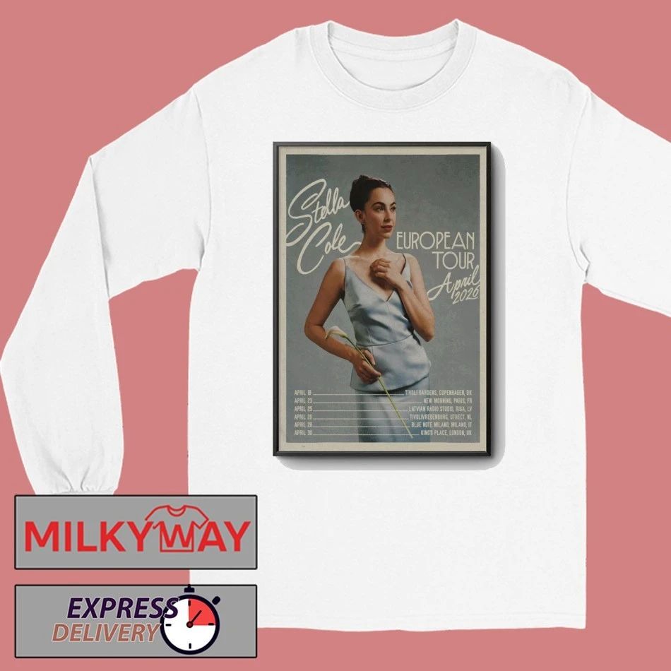 Stella cole tour 2026 europe poster Shirt